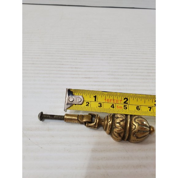 vintage Solid brass Cabinet Door Vintage KNOB Drawer Pull drawer knobs, cabinet - Picture 7 of 10